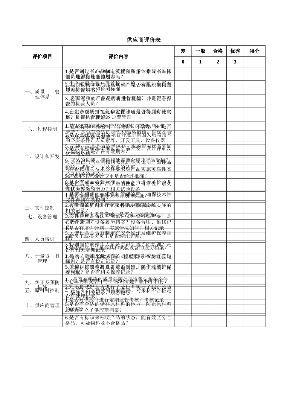 供应商评价报告_第3页