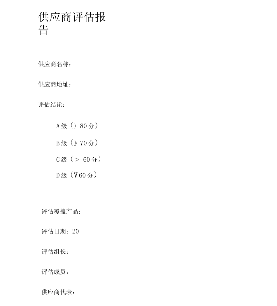 供应商评估报告_第2页
