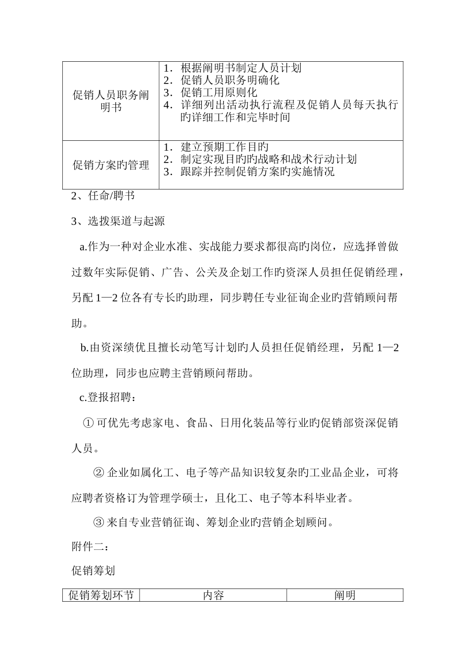 促销主管岗位职责-_第2页