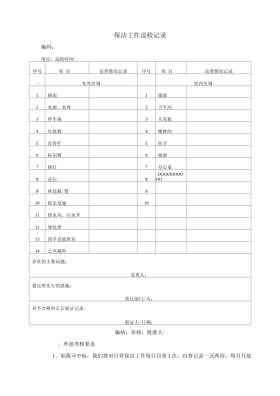 保洁工作内部质量监督及外部考核方案_第2页