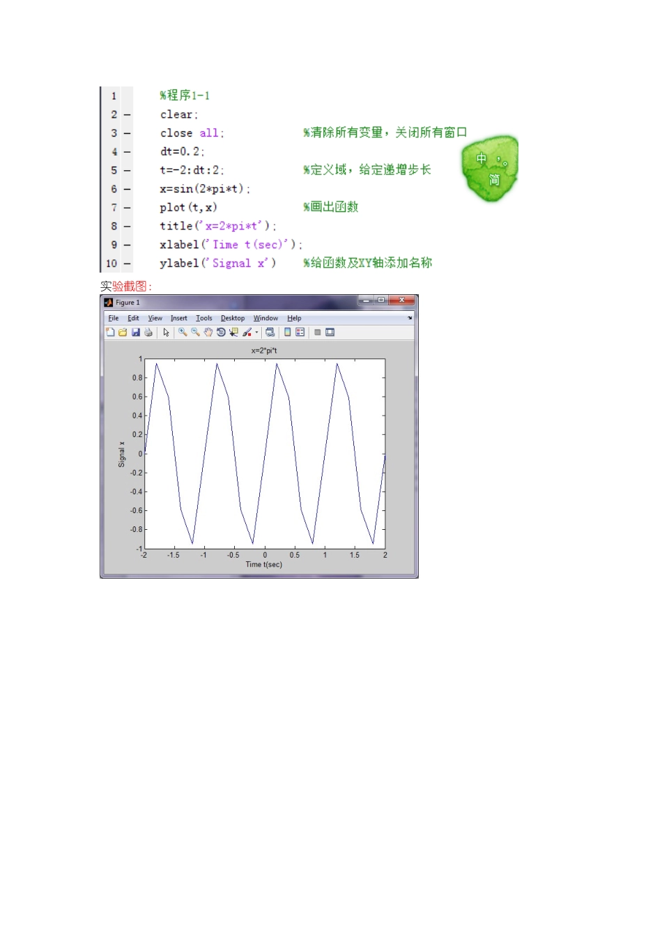 信号与系统的时域分析实验报告_第3页