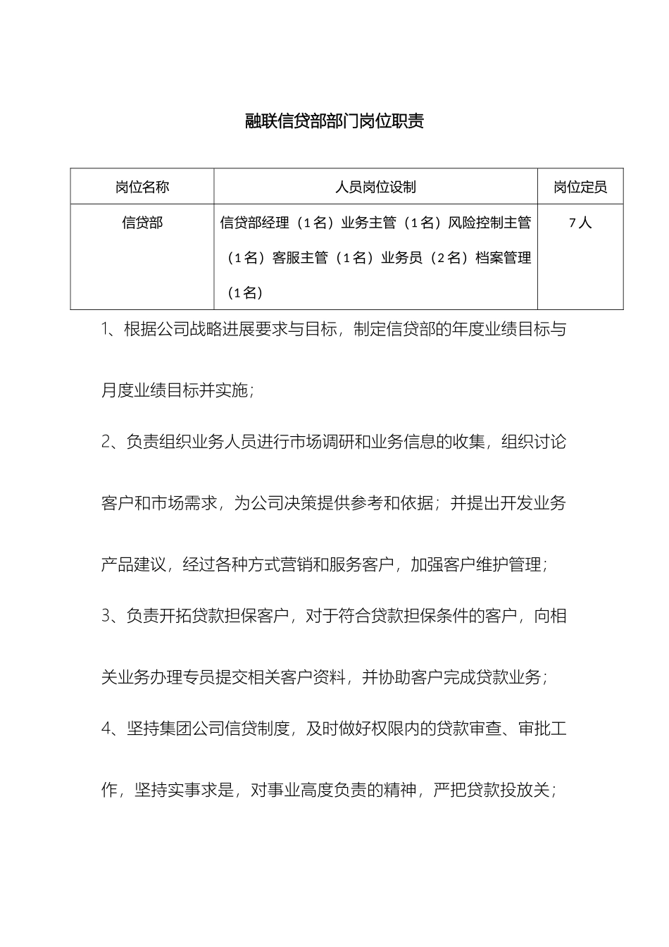 信贷部岗位职责_第2页