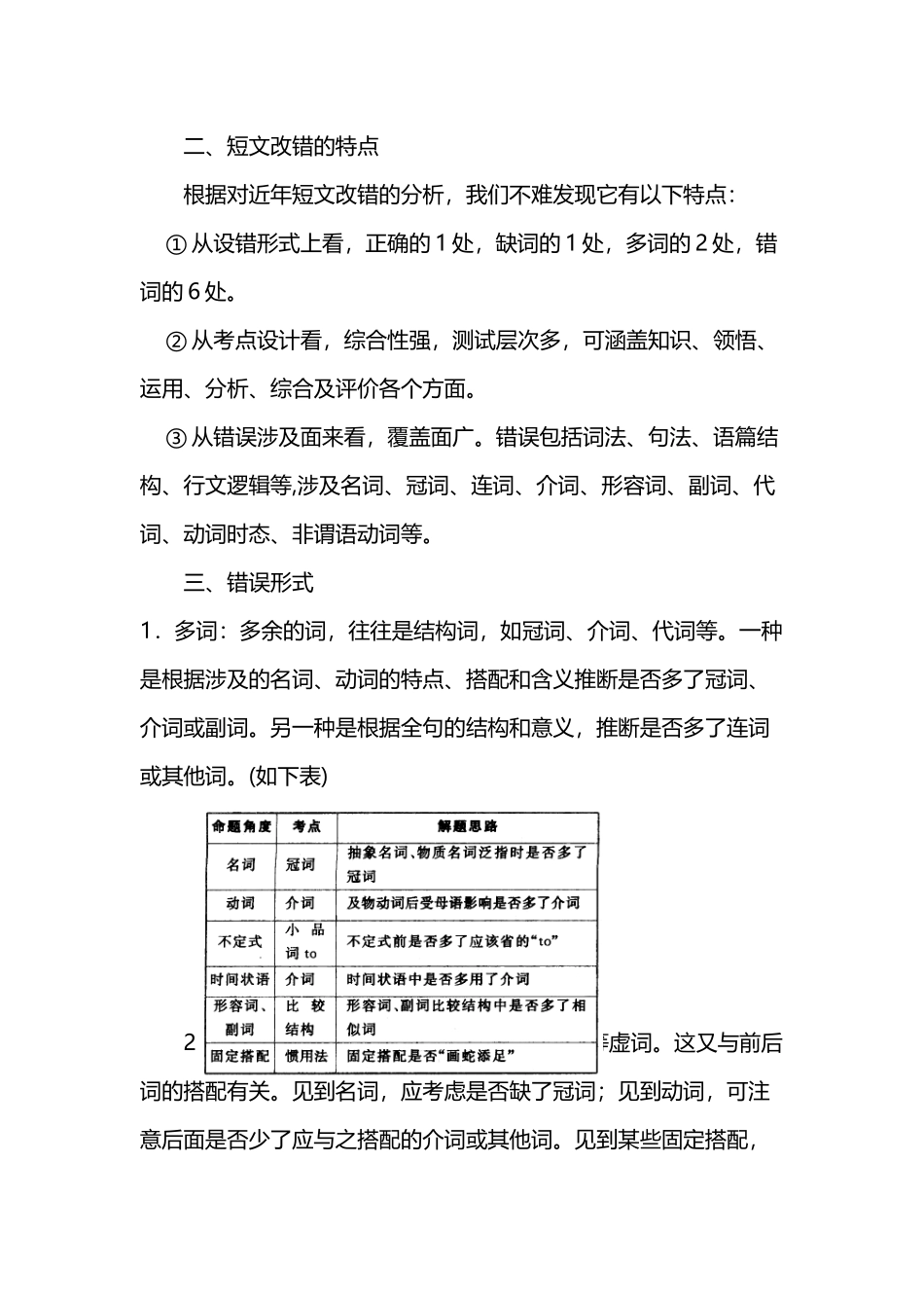 做英语短文改错题-如何才有效_第3页