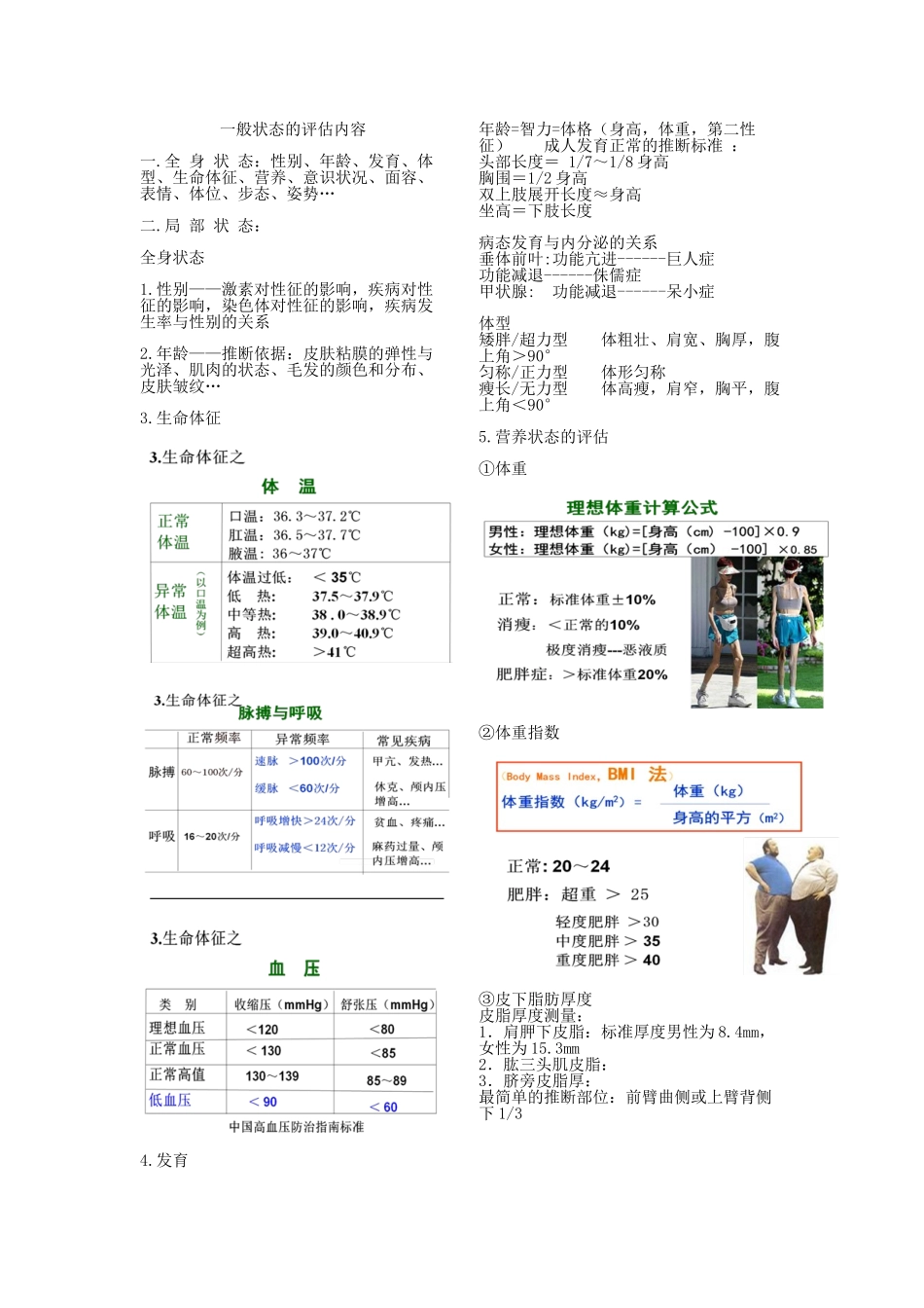 健康评估——一般状态评估_第1页