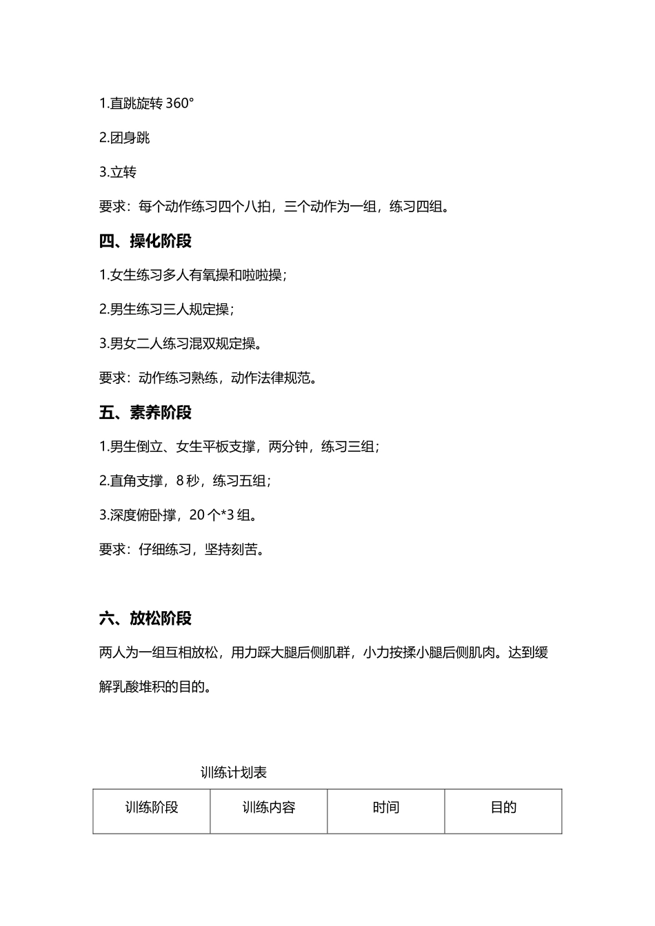 健美操校队训练计划_第3页