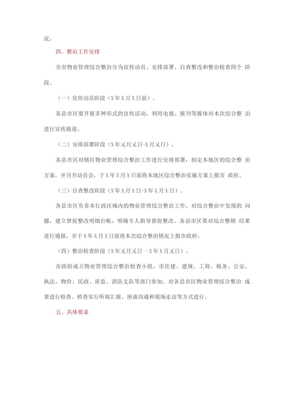 全市物业管理综合整治实施方案_第3页