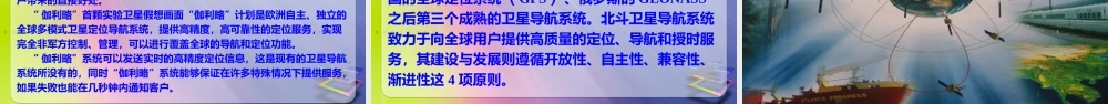 全球四大卫星定位系统专题培训课件