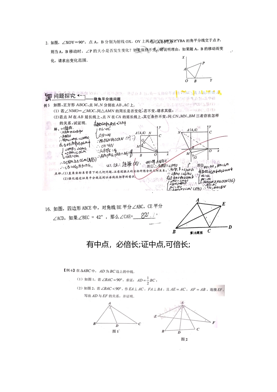 全等三角形证明口诀及针对性练习_第2页