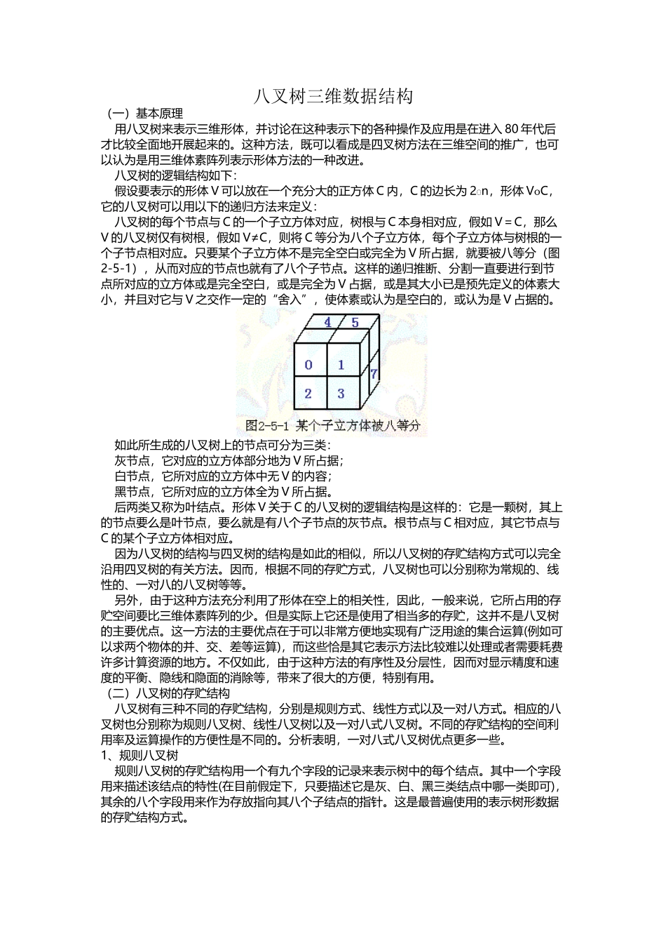 八叉树三维数据结构及示例程序_第2页
