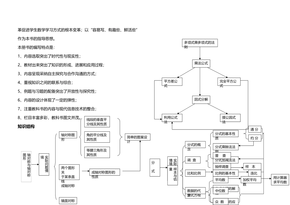八年级上学期数学教学计划_第3页