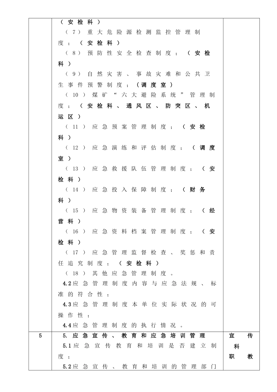 八矿安全生产应急管理工作责任划分_第2页
