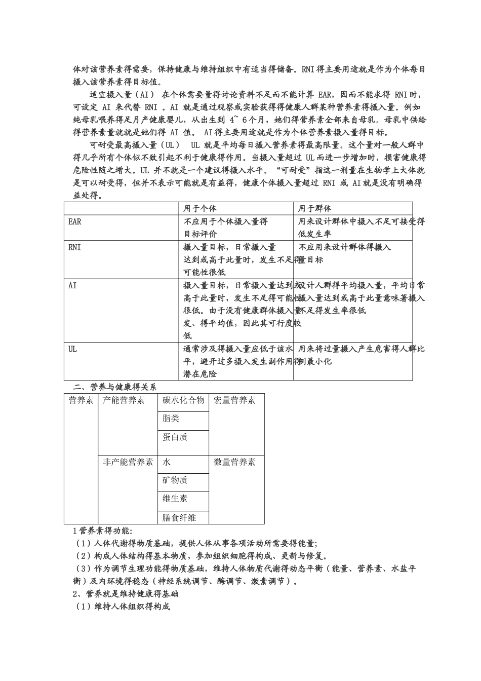 公共营养师基础知识3.营养学基础_第2页