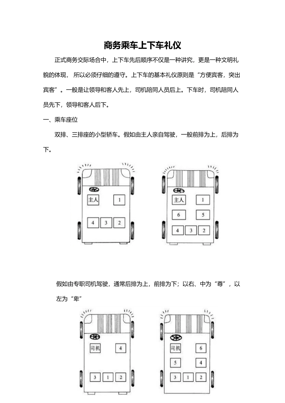 公司上下车礼仪_第2页