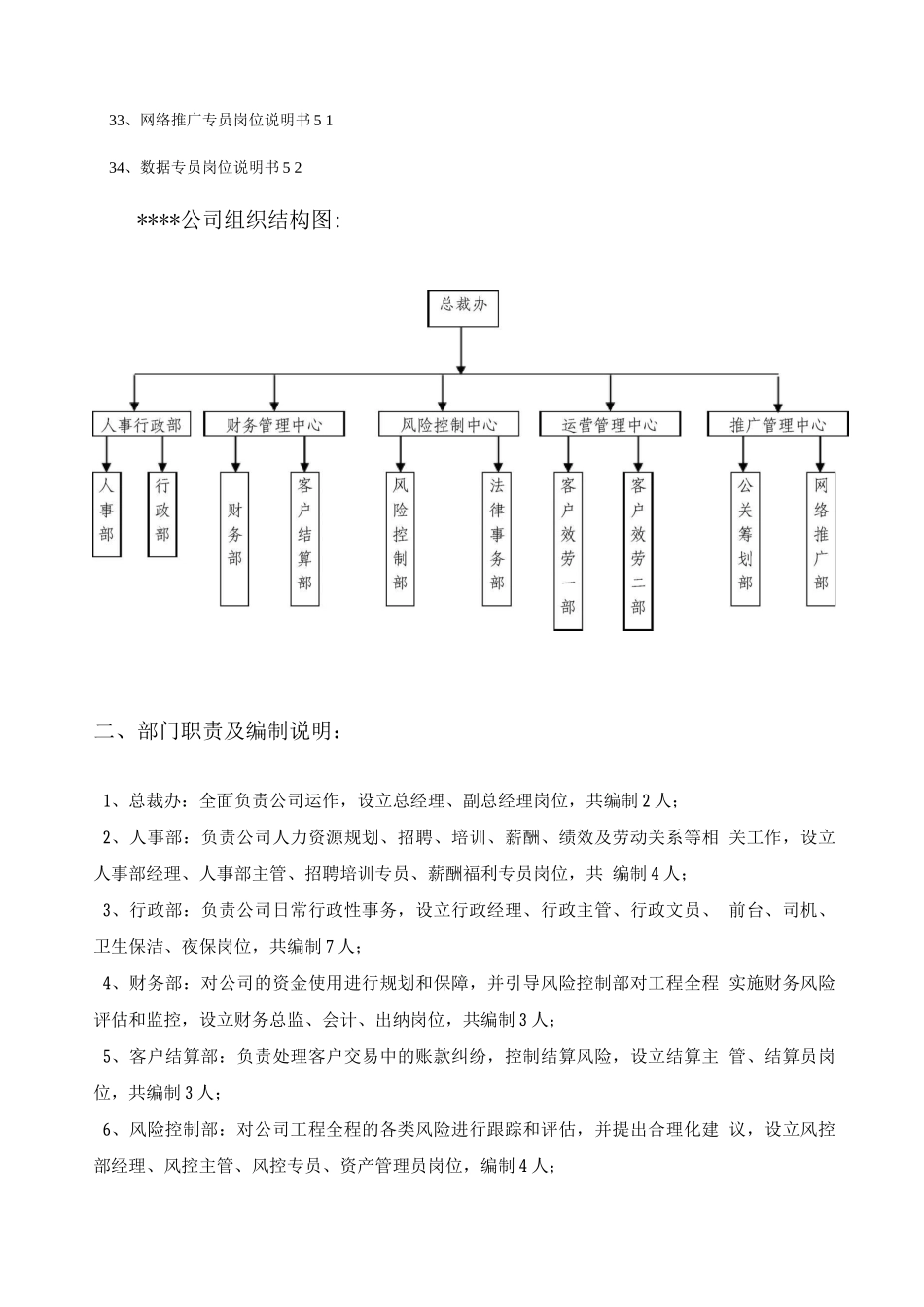 公司人力资源规划及岗位说明书_第3页