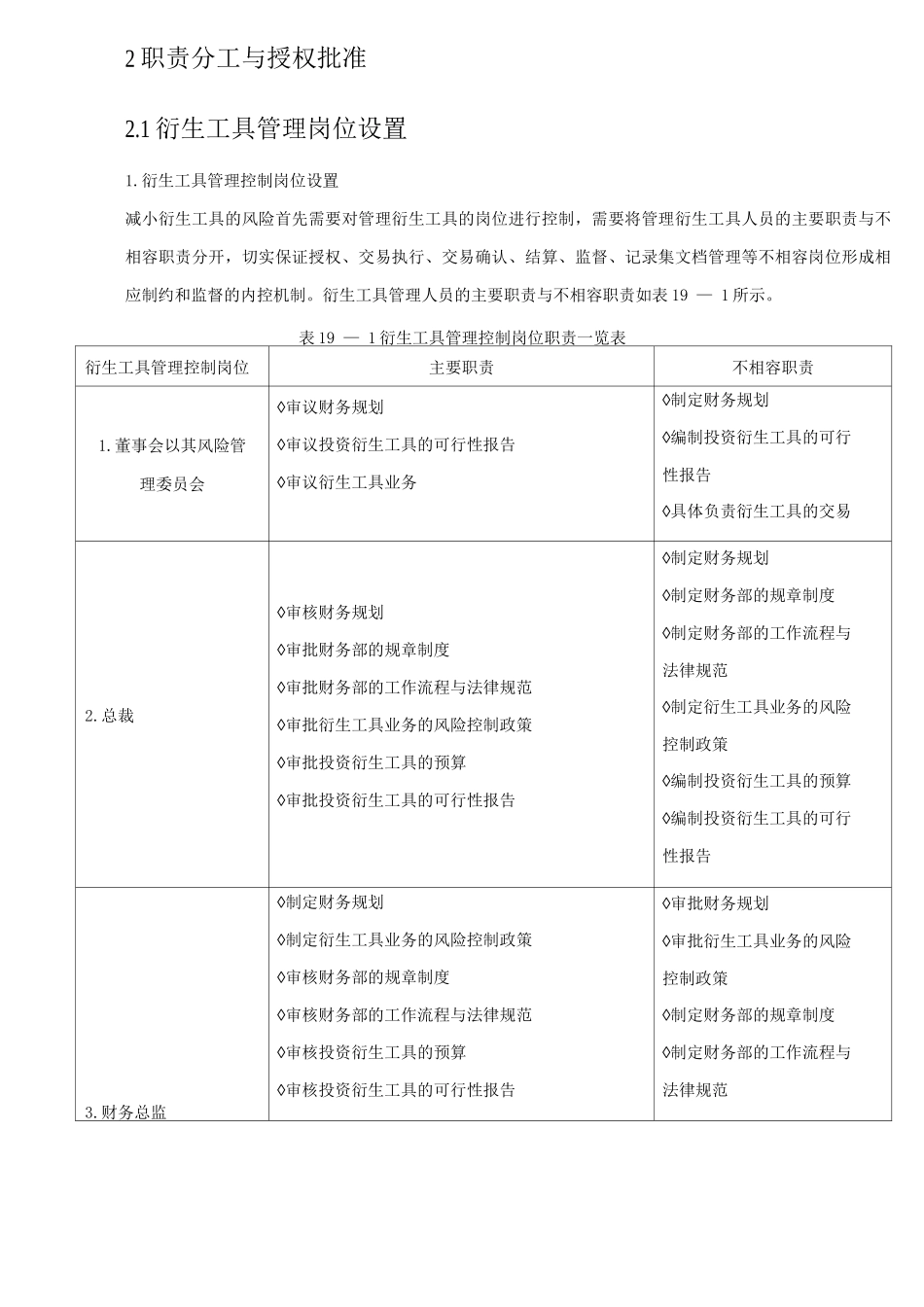 公司企业内部衍生工具控制管理制度_第3页