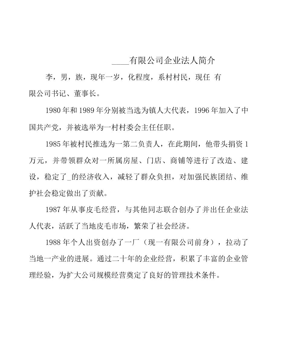 公司及法人简介_第2页