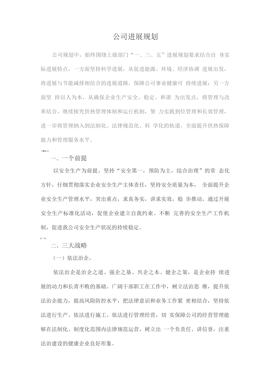 公司发展规划_第1页