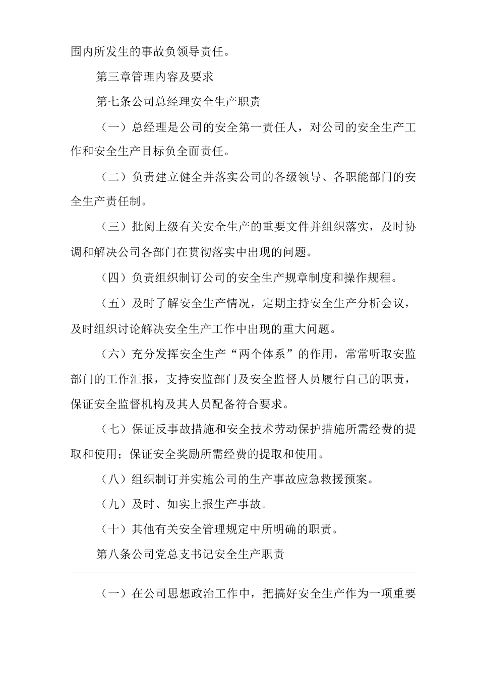 公司各级各类人员安全生产责任制_第2页