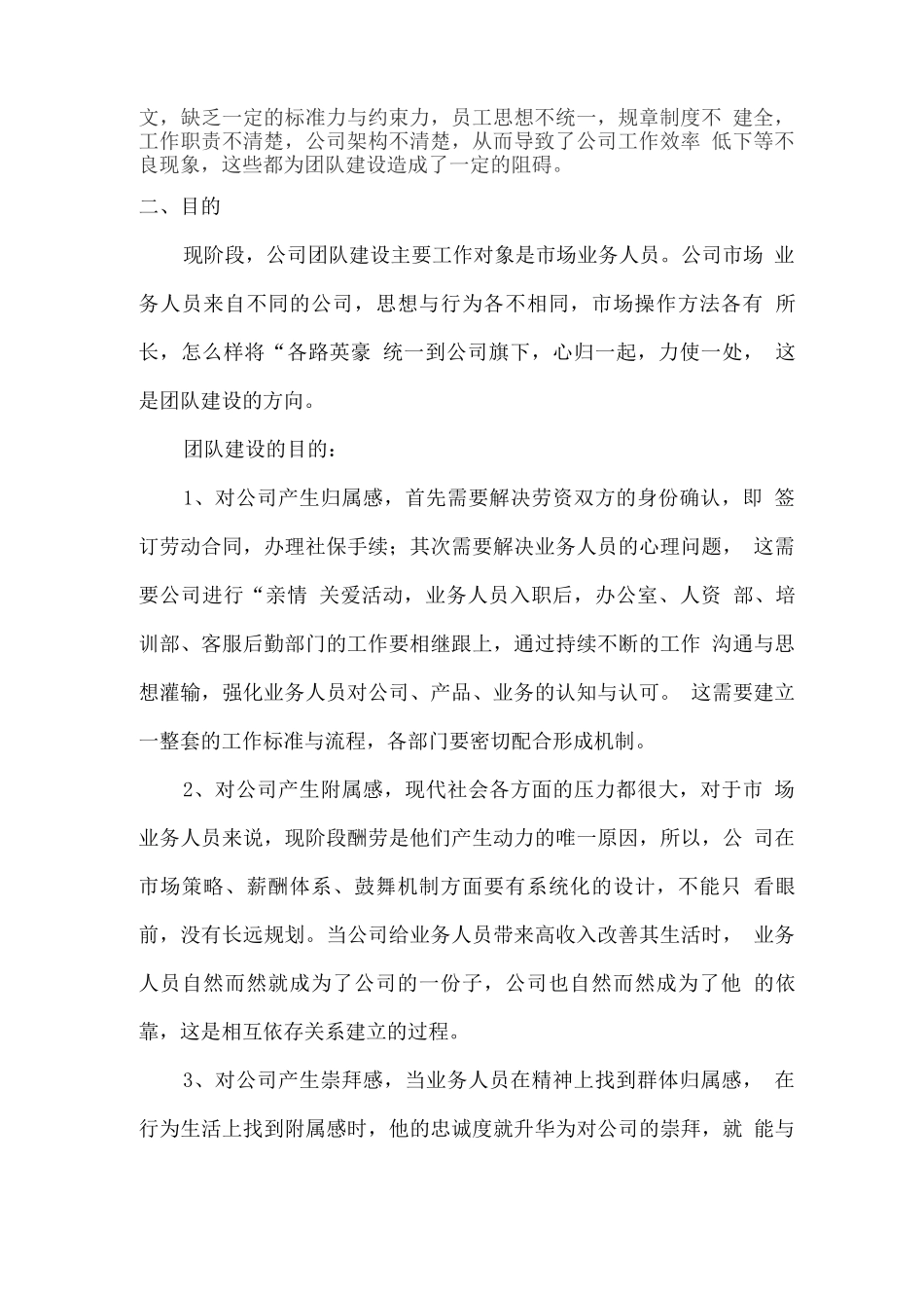 公司团队建议方案_第2页