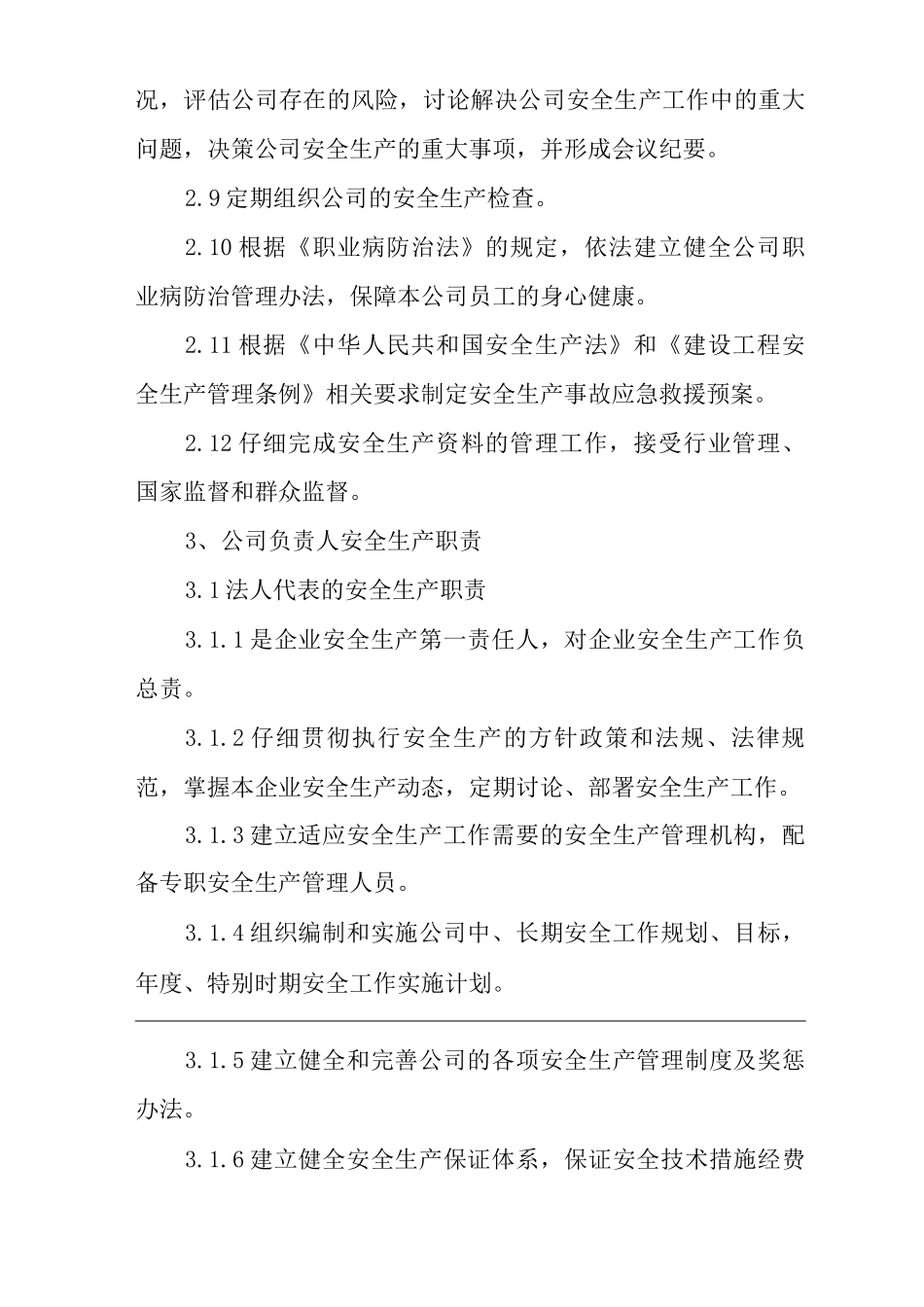 公司安全生产责任制_第2页