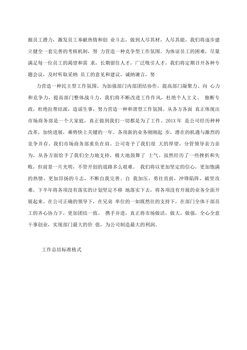 公司市场商务部半度工作总结_第3页