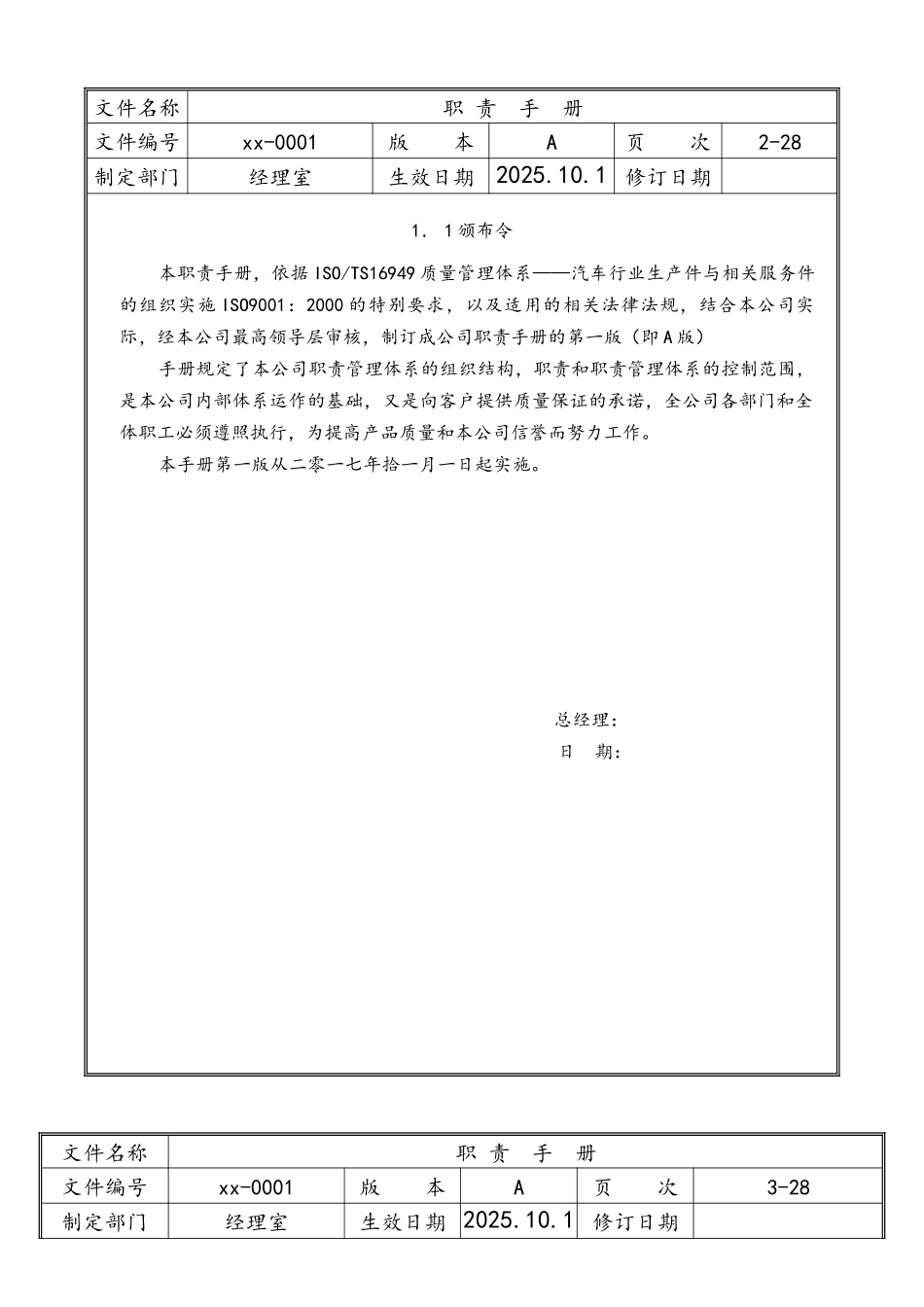 公司职责手册_第2页