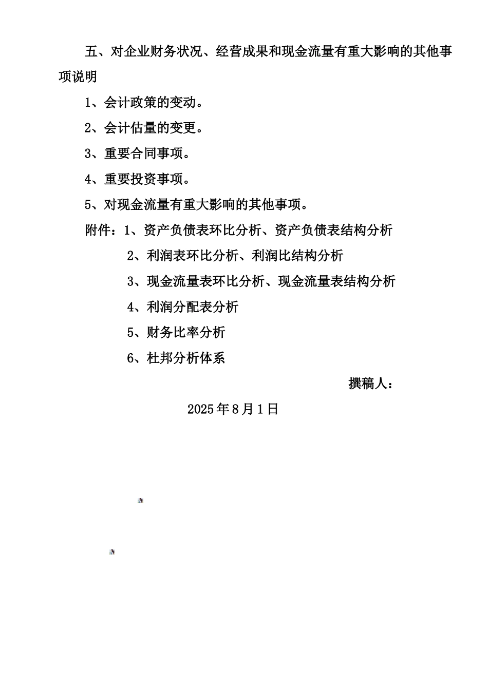 公司财务情况说明书_第3页