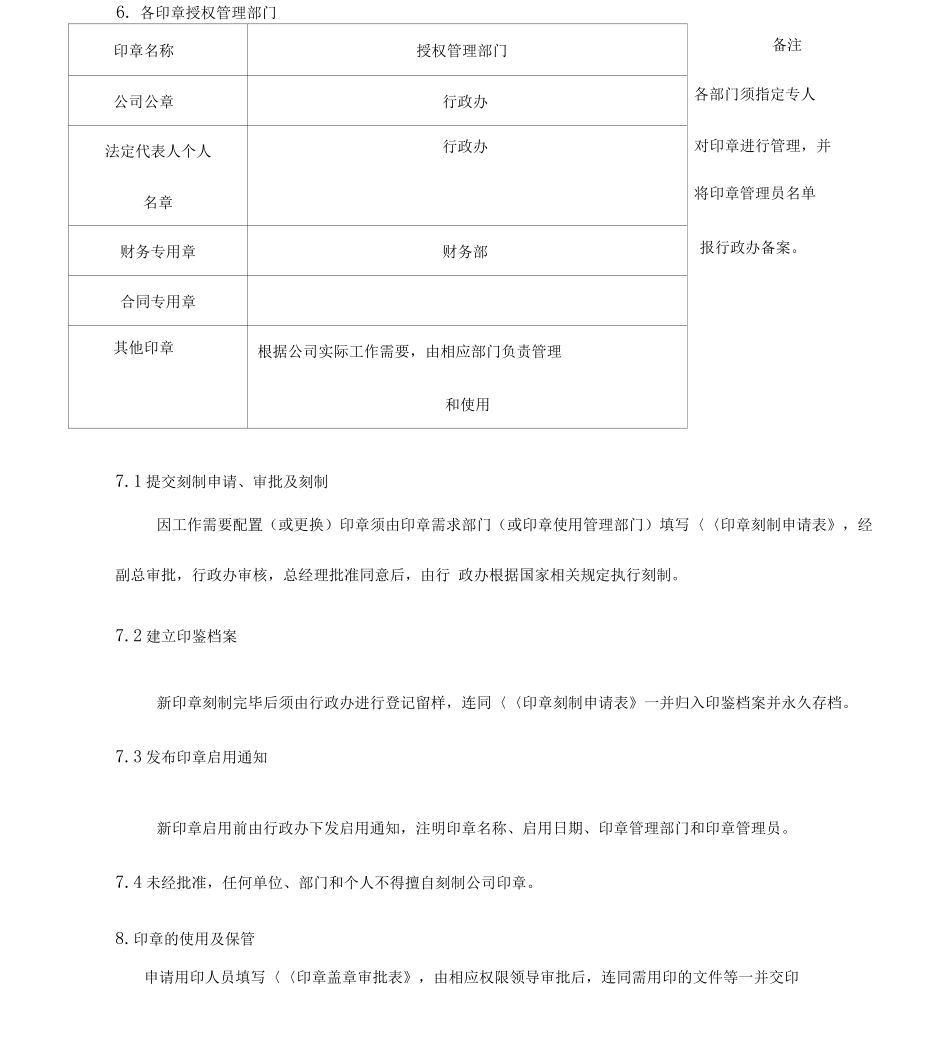 公章使用管理制度流程_第3页