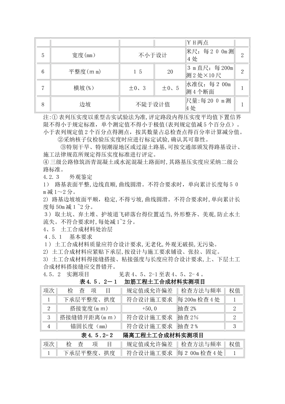 公路工程质量检验评定标准_第2页