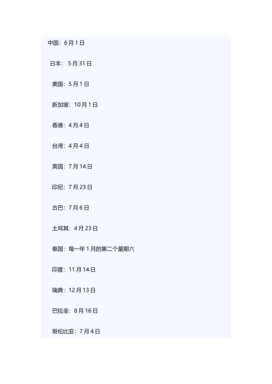 六一儿童节的文字素材_第3页