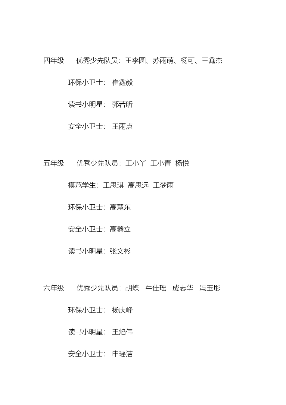 六一表彰大会方案_第3页