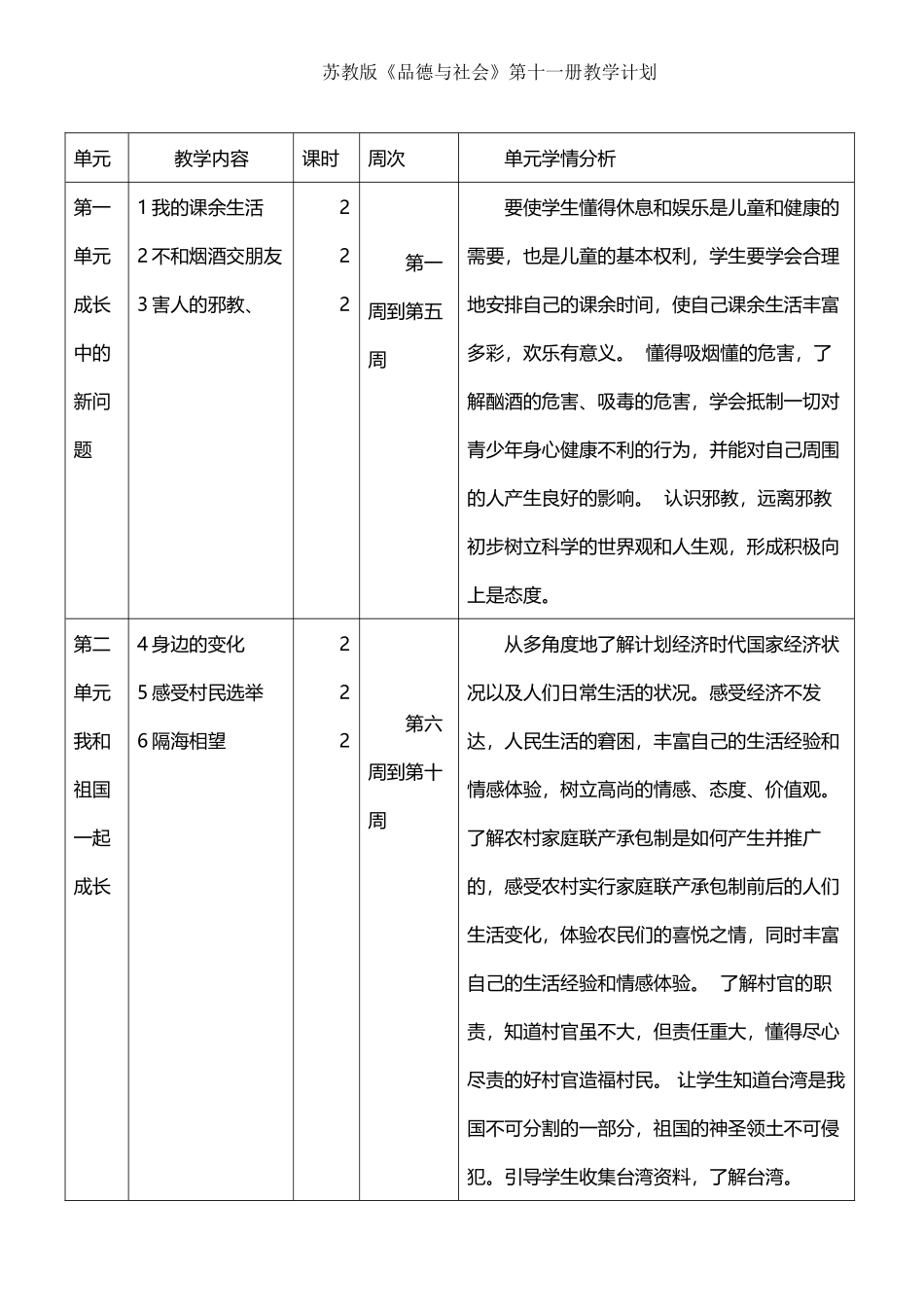 六年级品社教案_第2页