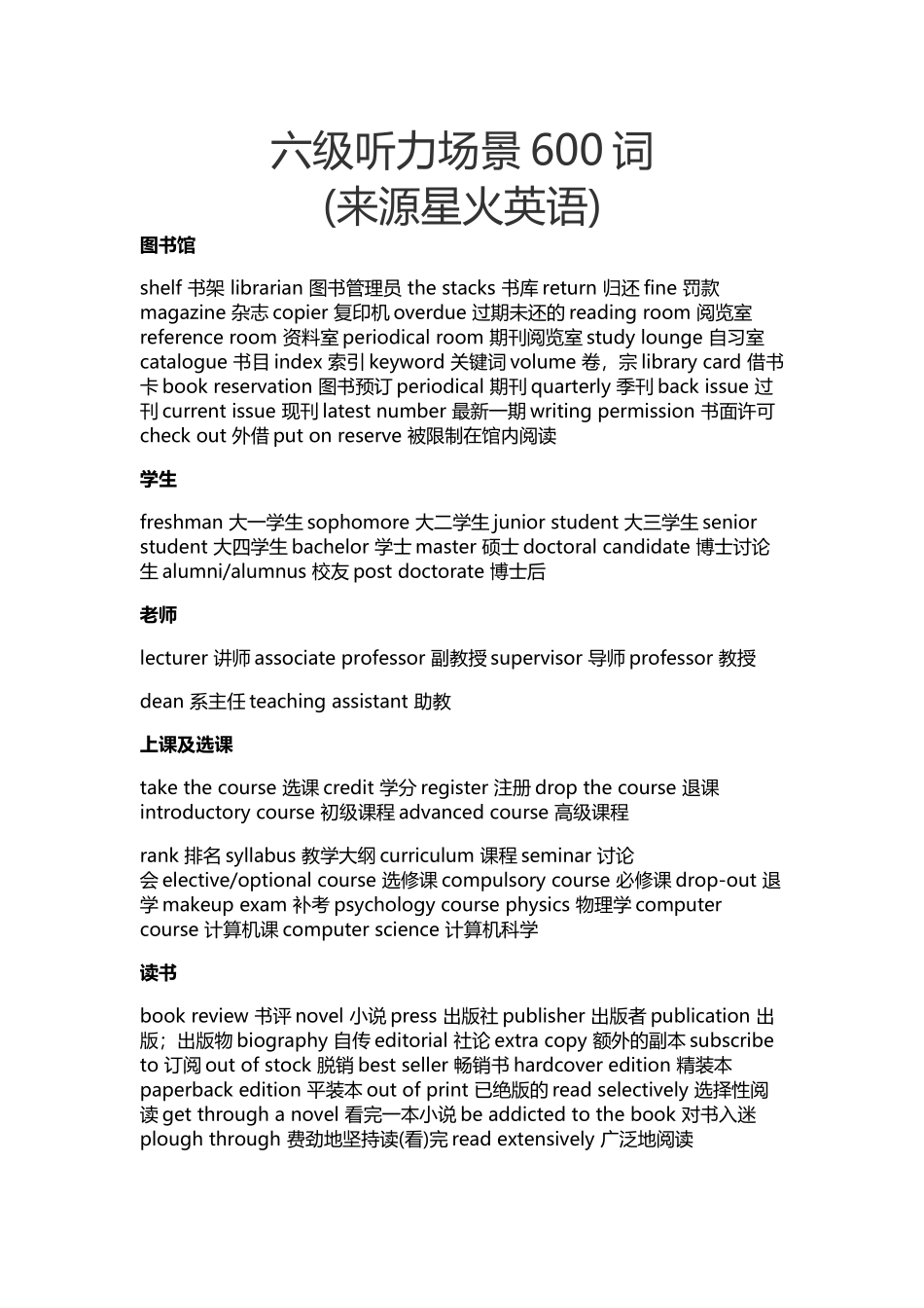 六级常见听力单词汇总_第2页