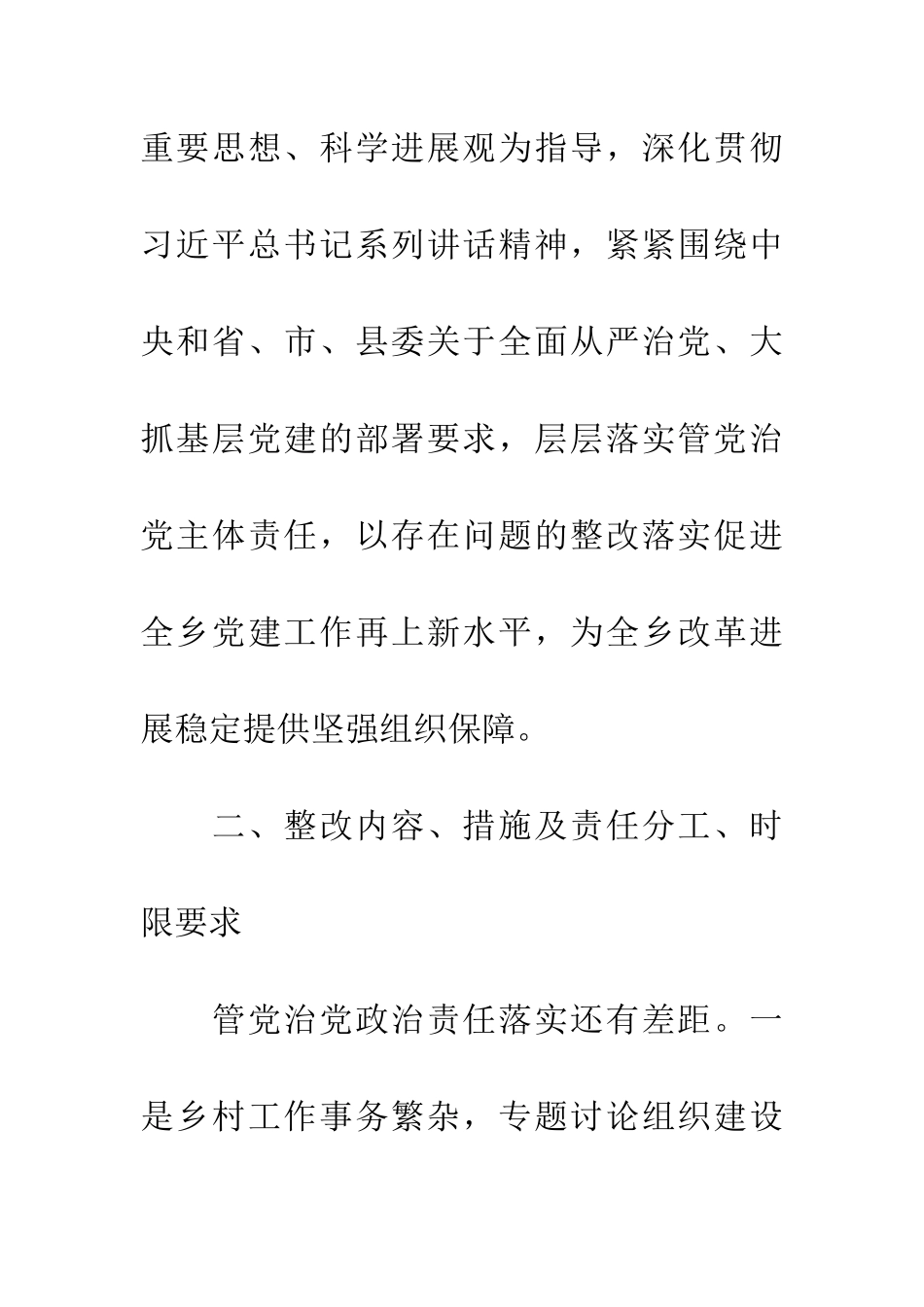 关于基层党建整改落实工作方案_第2页