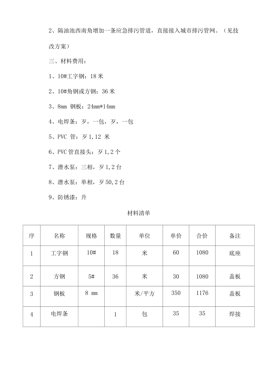 关于汇通食堂隔油池技改方案的报告_第3页