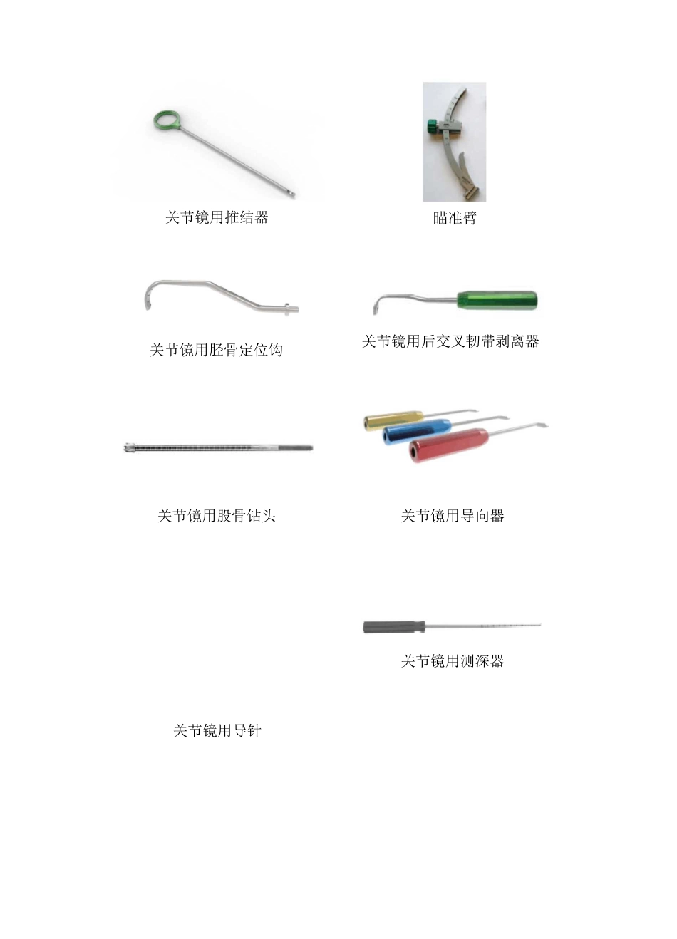 关节镜下无源手术器械产品注册审查指导原则_第3页