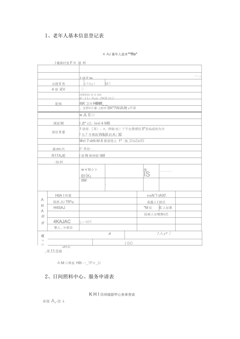养老公寓照料服务方案_第2页