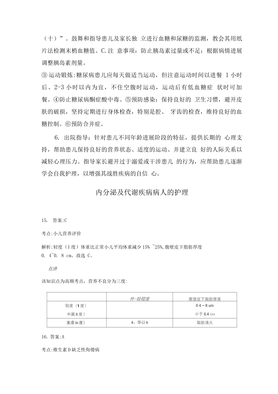 内分泌及代谢疾病病人的护理_第3页
