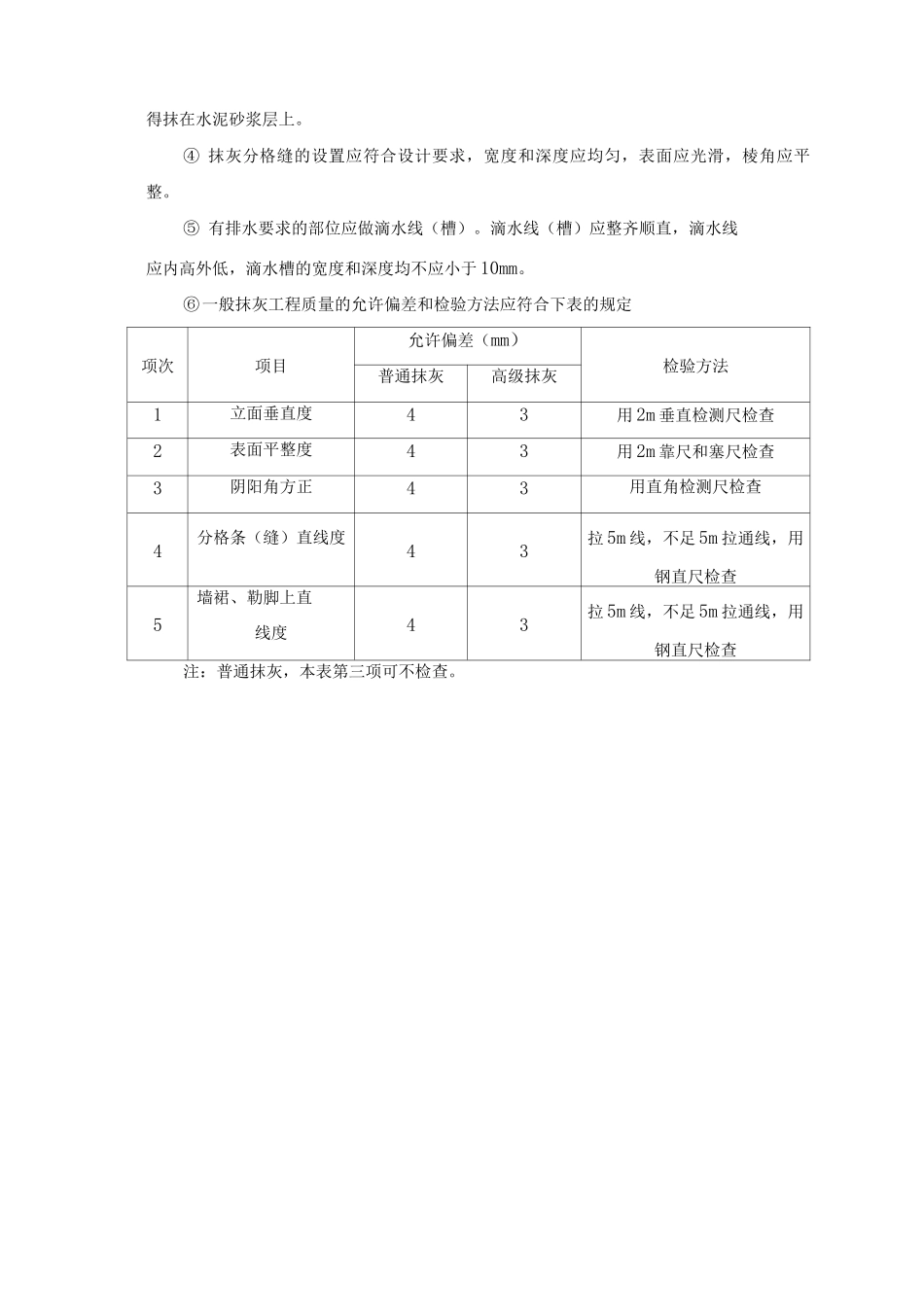 内墙面抹灰施工方案及工艺方法_第3页