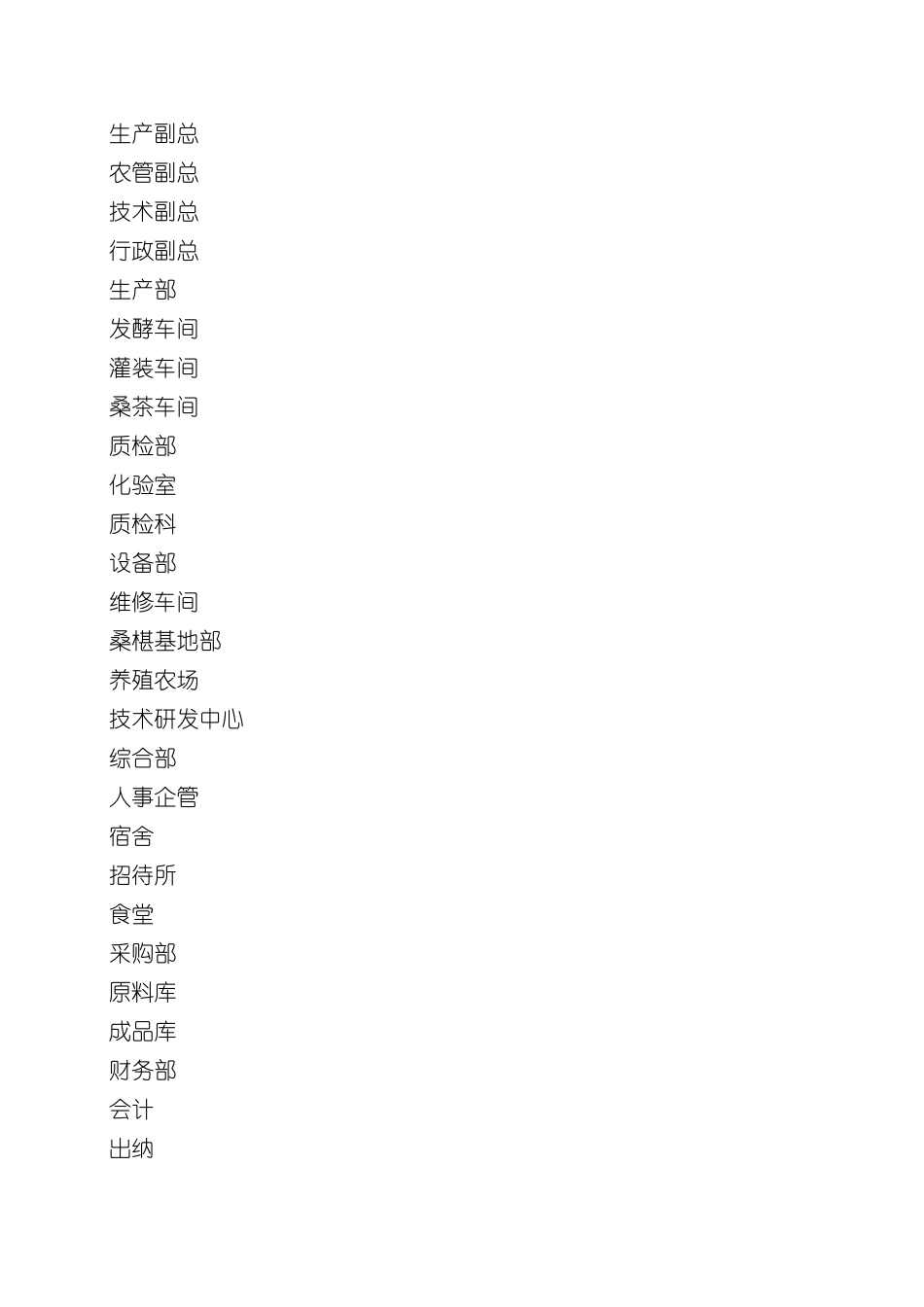 农业有限公司管理标准岗位说明书_第3页