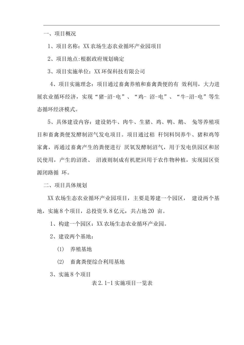 农场生态农业循环产业园项目建设实施方案_第2页