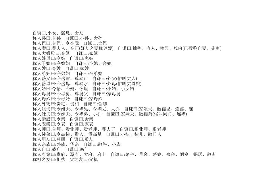 农村应酬称谓_第2页