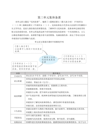 24统编版小学语文五年级上册第三单元9 猎人海力布【教案】