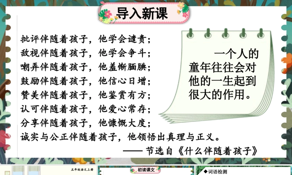 24统编版小学语文五年级上册第六单元20 “精彩极了”和“糟糕透了”课件