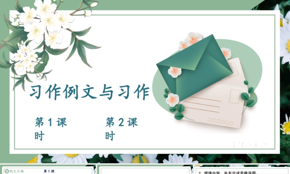 24统编版小学语文五年级上册第五单元习作例文与习作 课件