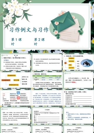 24统编版小学语文五年级上册第五单元习作例文与习作 课件