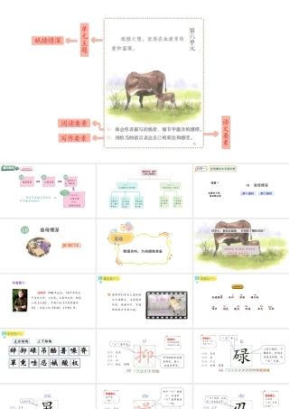 2024统编版-小学语文五年级上册第六单元18.慈母情深-教学课件