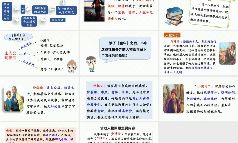 2024统编版小学语文六年级上册第四单元快乐读书吧：笑与泪，经历与成长第1课时-教学课件