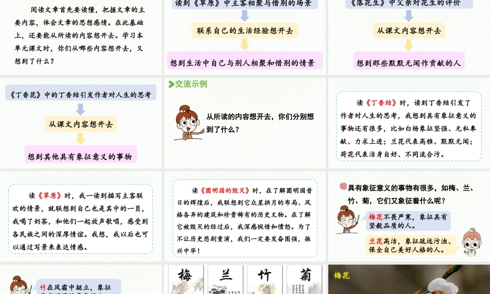 2024统编版小学语文六年级上册第一单元语文园地一第1课时-教学课件