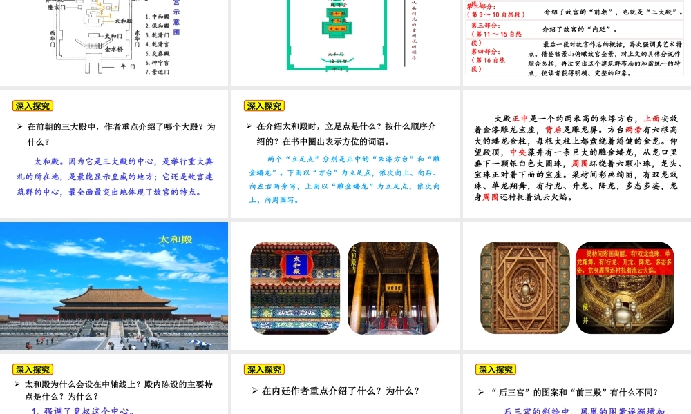 24版人教统编小学六年级上册第三单元12 故宫博物院 课件